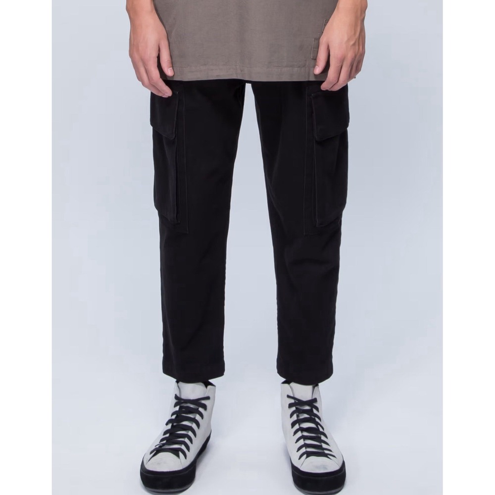 Helmut Lang Cropped Cargo Jeans Men's Size 30 Black 425.00 EUC